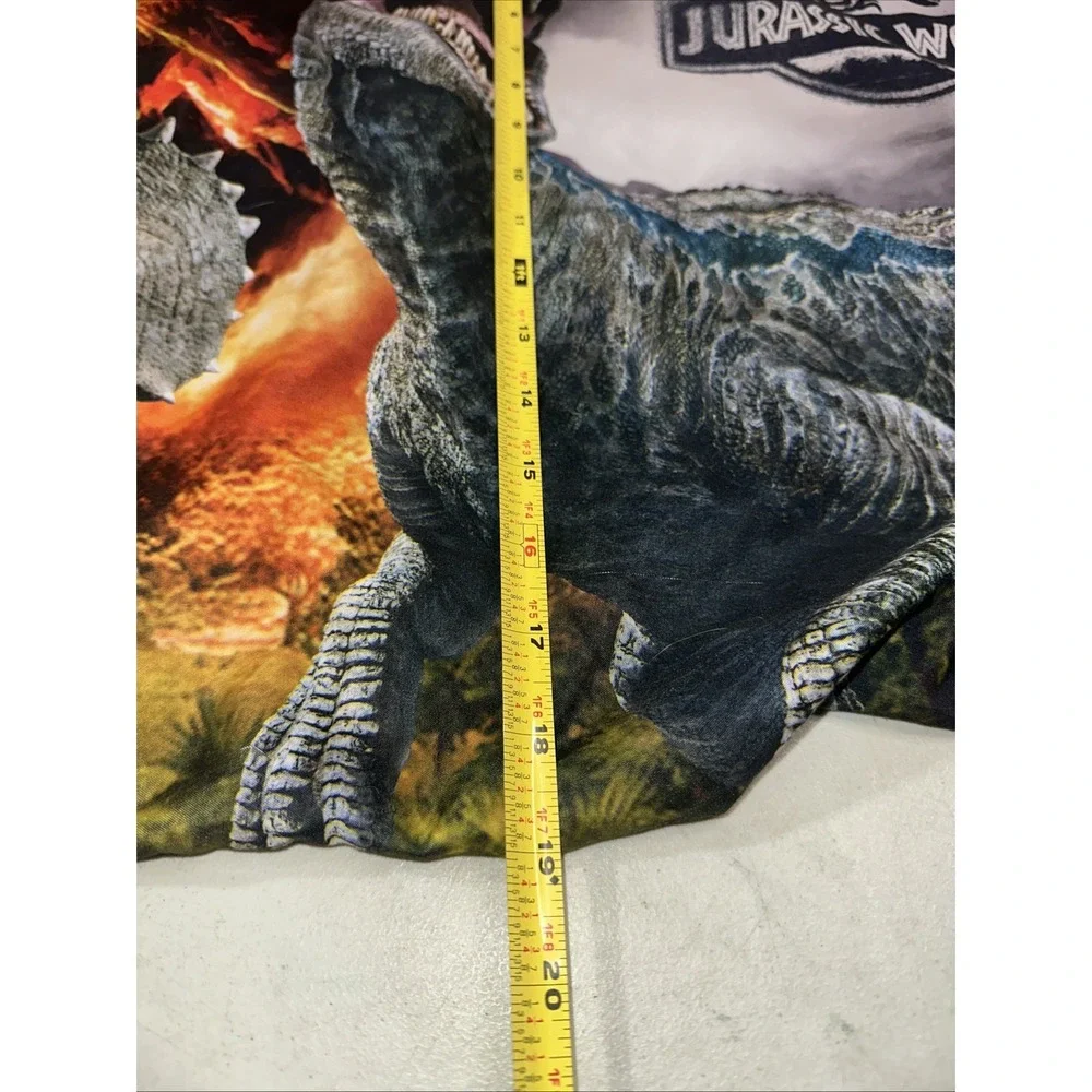 Jurassic World Dinosaur Pillowcase Standard Size 26x19 Raptor Blue Jurassic Park